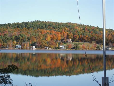 Gilmanton Nh A View Of The Fall Foliage From Loon Pond Photo