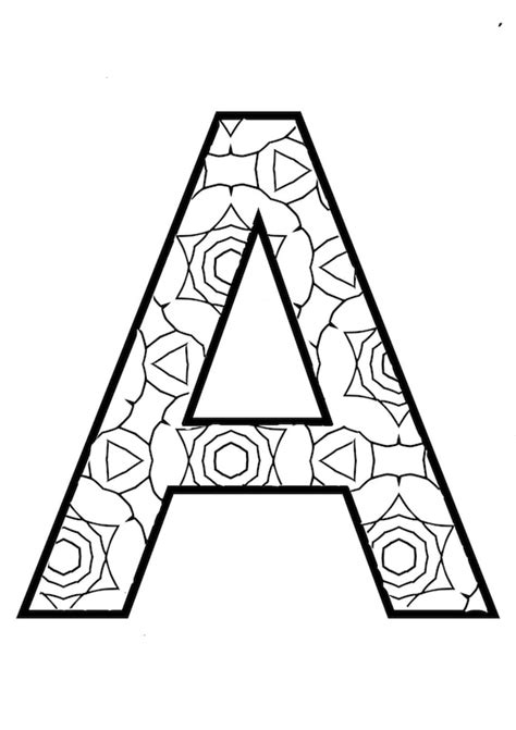 full alphabet coloring pages