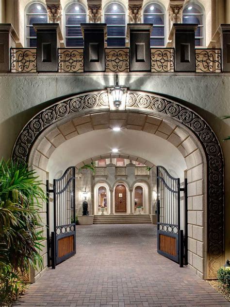 square foot naples mansion  magnificent gated