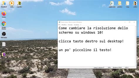 cambiare risoluzione schermo su windows  youtube