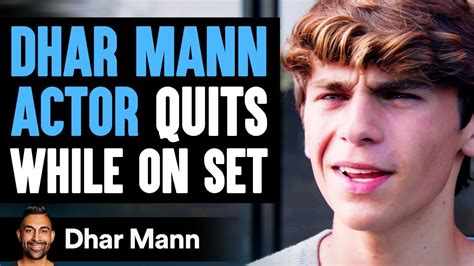 dhar mann actor quits   set     shocking dhar mann