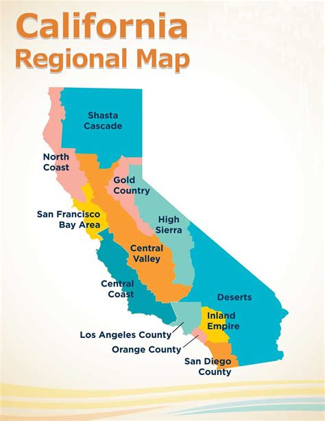 image result  california regional map california travel road trips