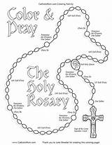 Rosary Autism Mysteries Ccd Rosario School sketch template