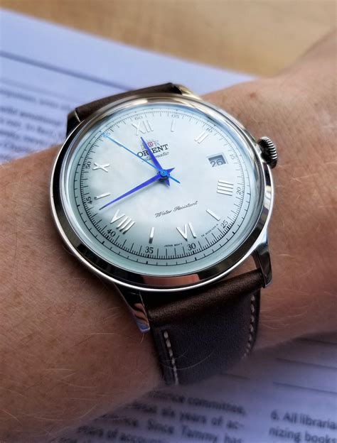 orient bambino  aboard  contrasting blue hands hype train