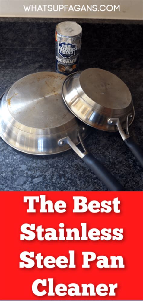 clean stainless steel pans  method