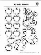 Apples Dr Preschool Seuss Apple Activities Book Kindergarten Toddler Ten Coloring Pages Books Math Curriculum Theme Craft sketch template