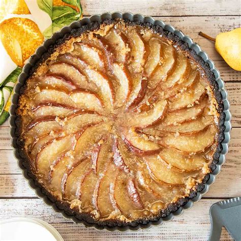 find  recipe  beautiful french pear tart art  natural living