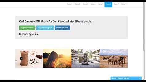 wordpress carousel plugin   owl carousel  youtube