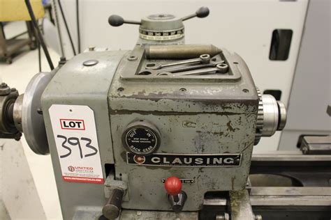 clausing model     precision engine lathe collet chuck tailstock