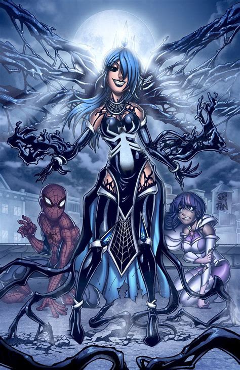 spiders and magic we are venom venom girl she venom marvel female