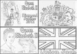Jubilee Elizabeth Diamond Coloring Queen Pages Recent Posts sketch template