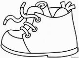 Sinterklaas Schoen Kleurplaten Zetten Kleurplaat Knutselen Schoentje Zapatillas Animaatjes Eenvoudige Schoenen Uitprinten Printen Nicolaas sketch template