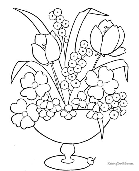 flowers coloring pages vault printable activities coloring