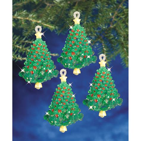 tree twist beaded ornament kit christmas ornament crafts beaded