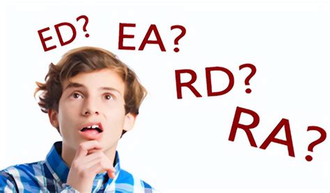 美本申请，ea，ed，rd，rea代表了什么？ 知乎