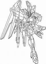 Gundam Coloring Pages Printable Kids sketch template