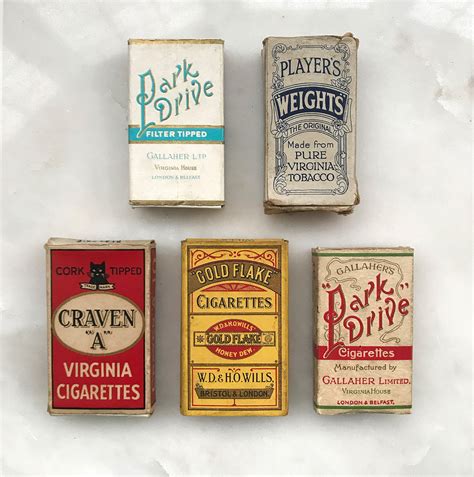 vintage cigarette packets intovintagecouk intovintagecouk