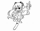 Miku Vocaloid Colorear Hatsune Desenho Teto Disegno Coloringcrew Acolore Registered Imagui Stampare sketch template
