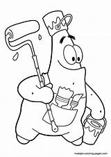 Patrick Star Coloring Pages Maatjes Spongebob Loaded Version Want Print Click Will sketch template