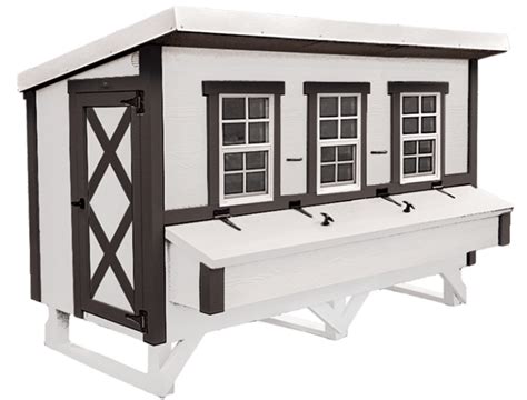 overez farmhouse xl chicken coop enc products