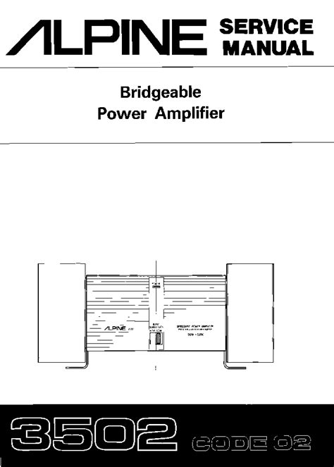 alpine  channel amp wiring diagram