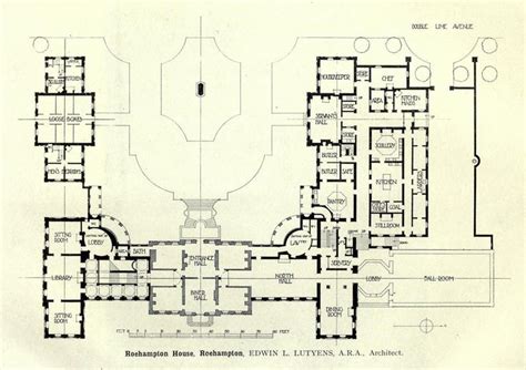 plans  roehampton house roehampton architectural floor plans vintage house plans