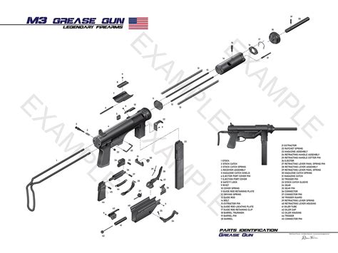 grease gun exploded view impression daffiche en edition etsy france