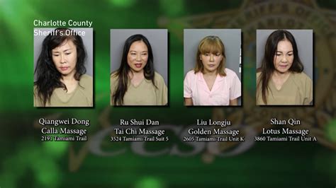 charlotte county women arrested  prostitution  massage parlors