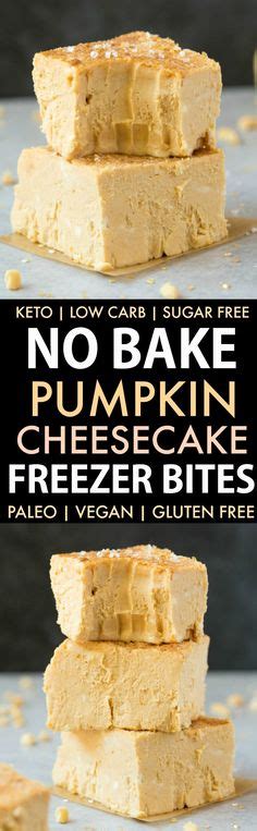 no bake paleo vegan pumpkin cheesecake bites keto dairy free