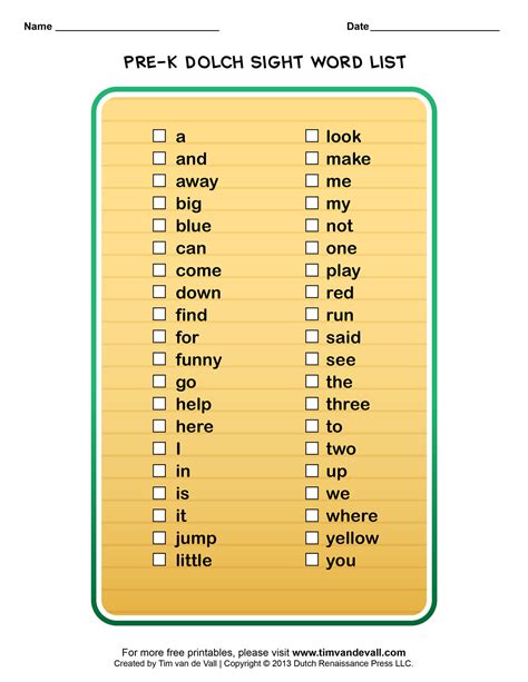 grade high frequency words worksheets  printable math