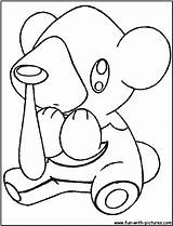 Cubchoo Coloring Pages Pokemon Printable Getcolorings Fun sketch template