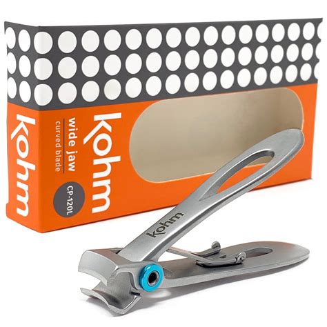 kohm cp  extra wide jaw alloy nail clipper  thick nails