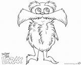 Lorax Coloring Mustache Pages Big Printable Kids Getcolorings sketch template