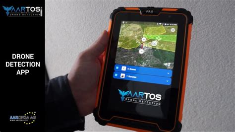 aartos drone detection app mobile  uav youtube