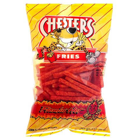 amazoncom chesters fries flamin hot spicy flavor  oz bag