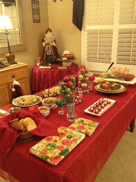 christmas party food table christmas party food christmas food
