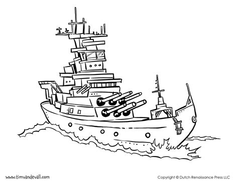battleship coloring page tims printables
