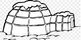 Igloo Backyard Cliparts Snow Library sketch template
