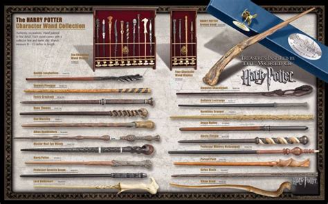 harry potter character wand collection     harry potter