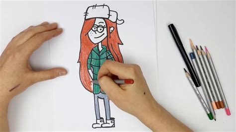 How To Draw Wendy From Gravity Falls Easy Gravity Falls