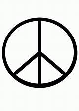 Peace Sign Coloring Pages Coloringpagesabc Posted sketch template