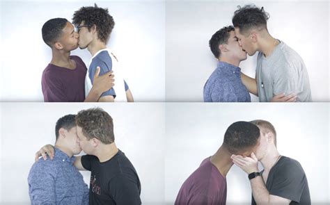 straight guys try kissing men for the first time gay times