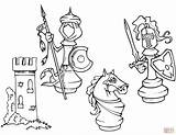 Chess Coloring Pieces Ajedrez Para Colorear Cartoon Pages Board Book Dibujo Drawing Piece Clipart Pattern Vector Printable Trash Openclipart Svg sketch template