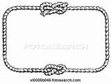 Rope Knots Borders Vectorified Clipartlook Worldartsme sketch template