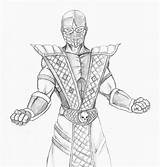 Mortal Kombat Scorpion Bing Colouring Dibujar Sketches Hojas sketch template