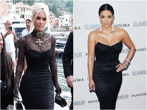 kim kardashian re wore a dress from 2011 to kourtney s wedding the