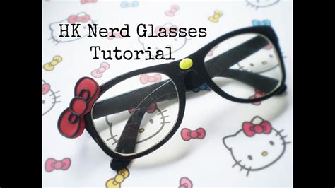 diy hello kitty nerd glasses cute and affordable youtube