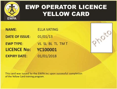 scissor lift certification card template reeviewerco