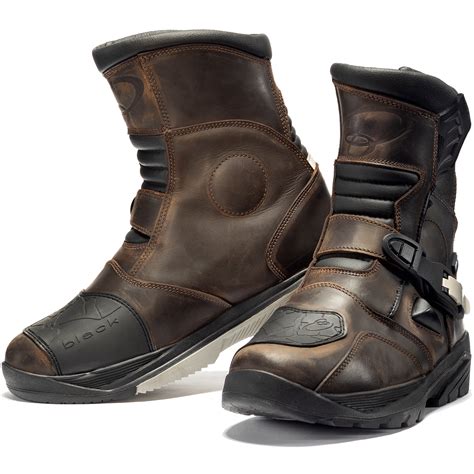 black rogue adventure mid motorcycle boots recommended biker gifts ghostbikescom