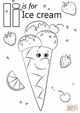 Letter Coloring Ice Cream Pages Printable Alphabet Preschool Igloo Kids Supercoloring Creative Pre Words Category Birijus Abc Insect Choose Board sketch template